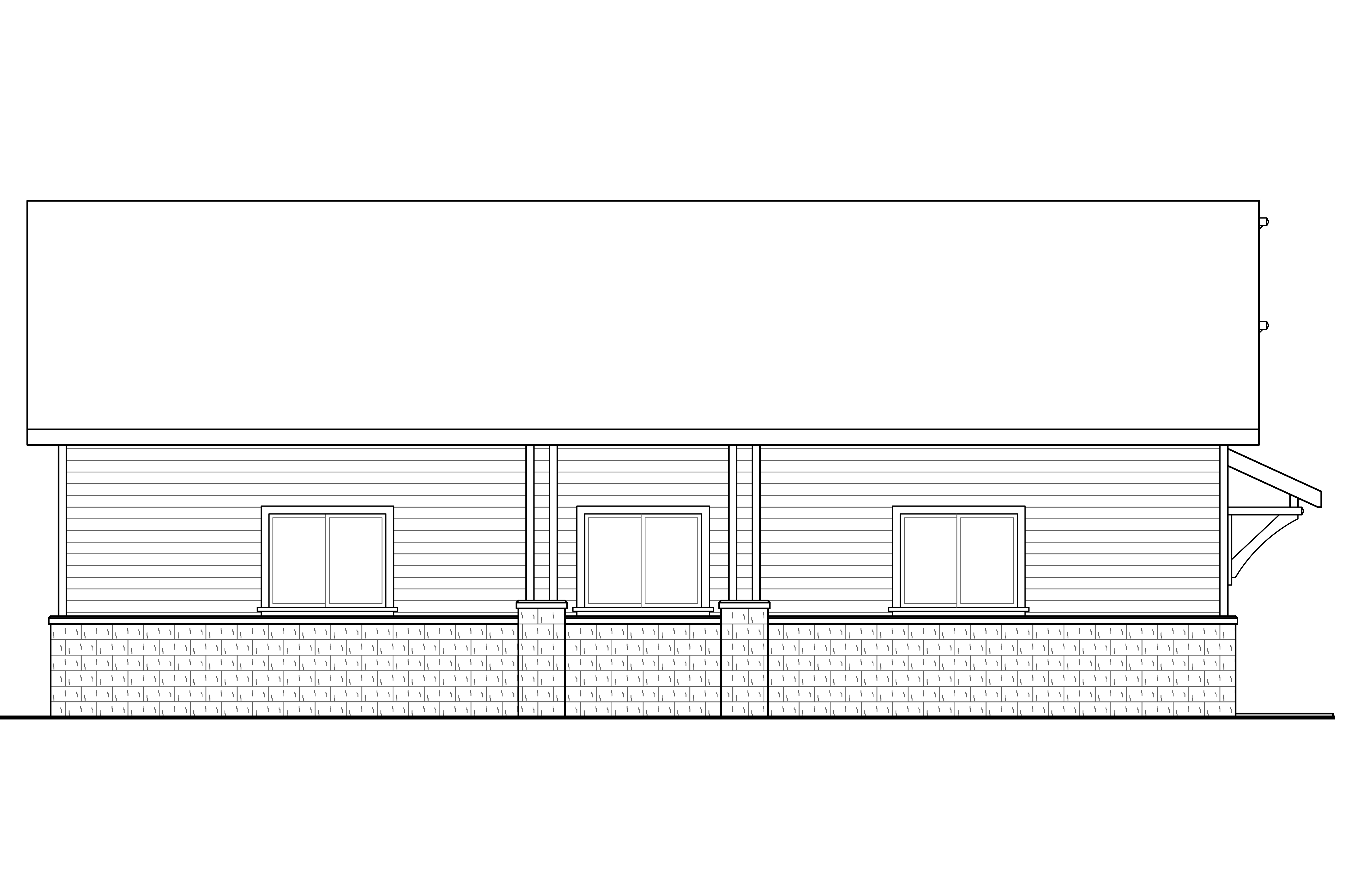 Home Plan Left Elevation of this 0-Bedroom,2000 Sq Ft Plan -108-1777