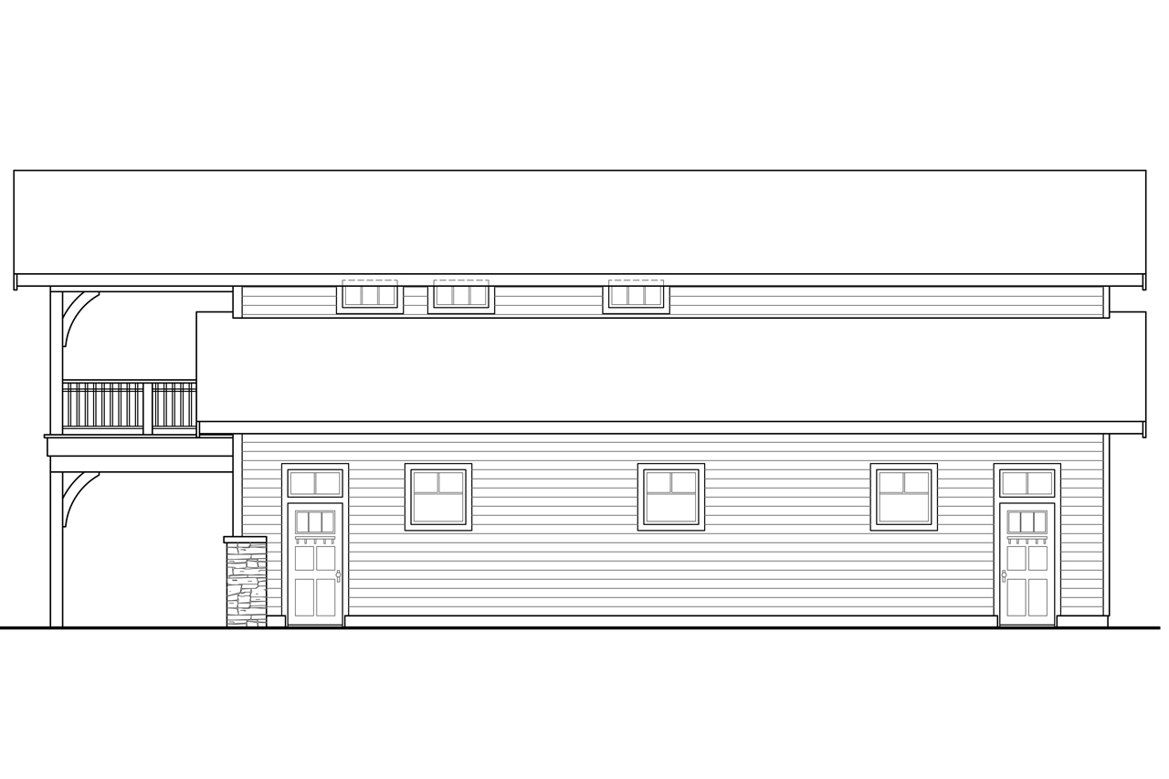 Home Plan Right Elevation of this 0-Bedroom,1948 Sq Ft Plan -108-1781