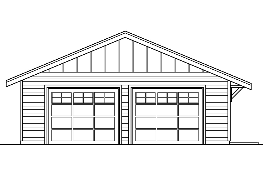 Home Plan Front Elevation of this 2-Bedroom,1712 Sq Ft Plan -108-1800