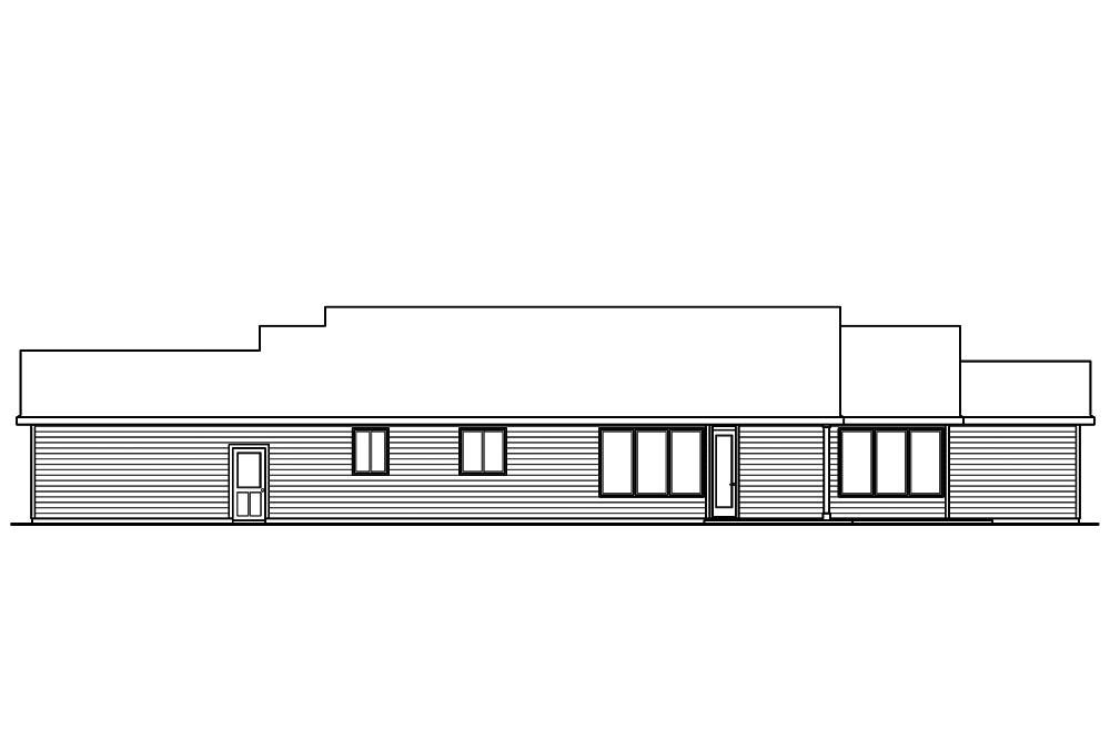 Home Plan Right Elevation of this 3-Bedroom,2192 Sq Ft Plan -108-1822