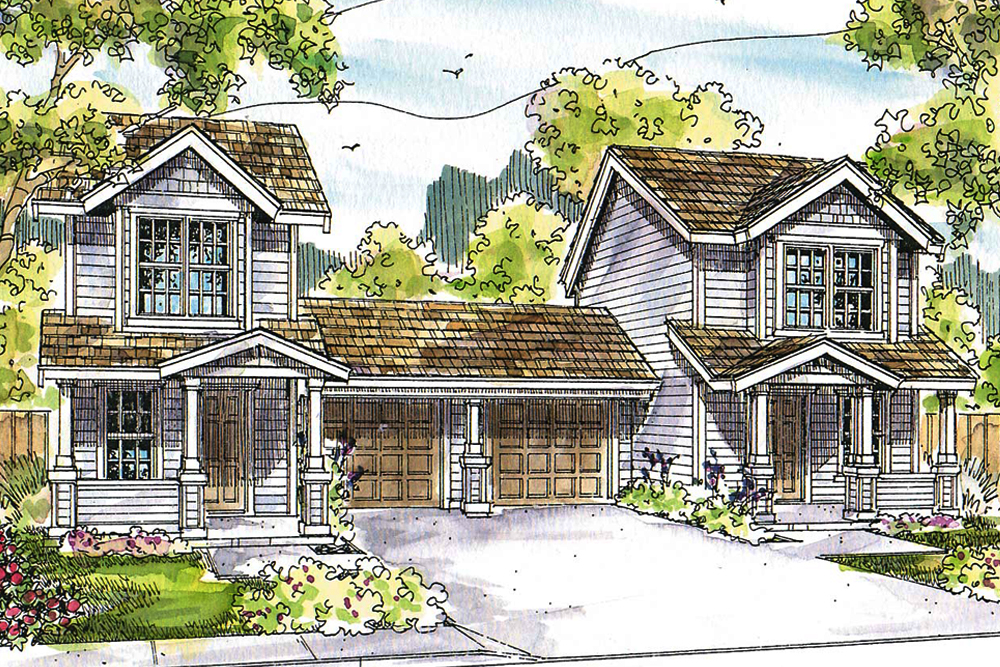 Multi-Unit home (ThePlanCollection: Plan #108-1845)