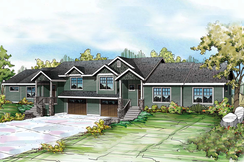 Front View of this 3-Bedroom, 1468 Sq Ft Plan - 108-1846