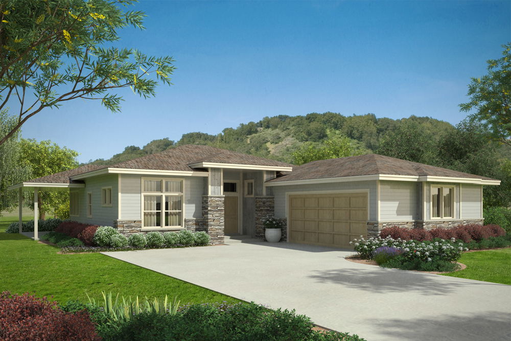 Front View of this 3-Bedroom, 2294 Sq Ft Plan - 108-1856