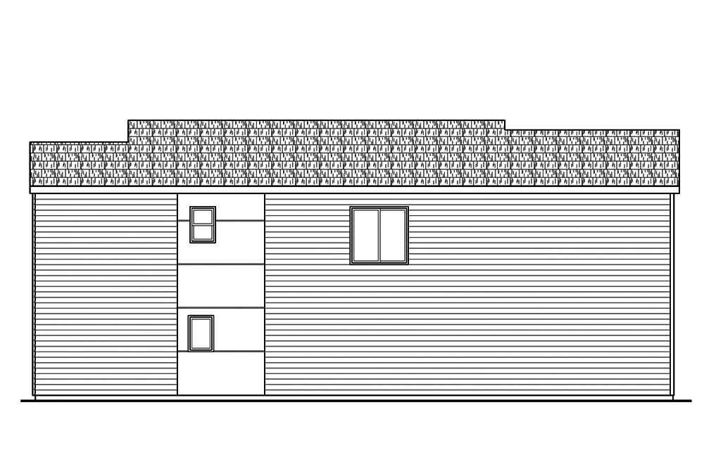 Home Plan Right Elevation of this 4-Bedroom,1867 Sq Ft Plan -108-1884