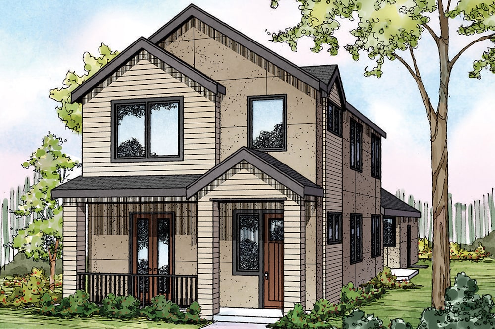 Front View of this 3-Bedroom, 2057 Sq Ft Plan - 108-1898