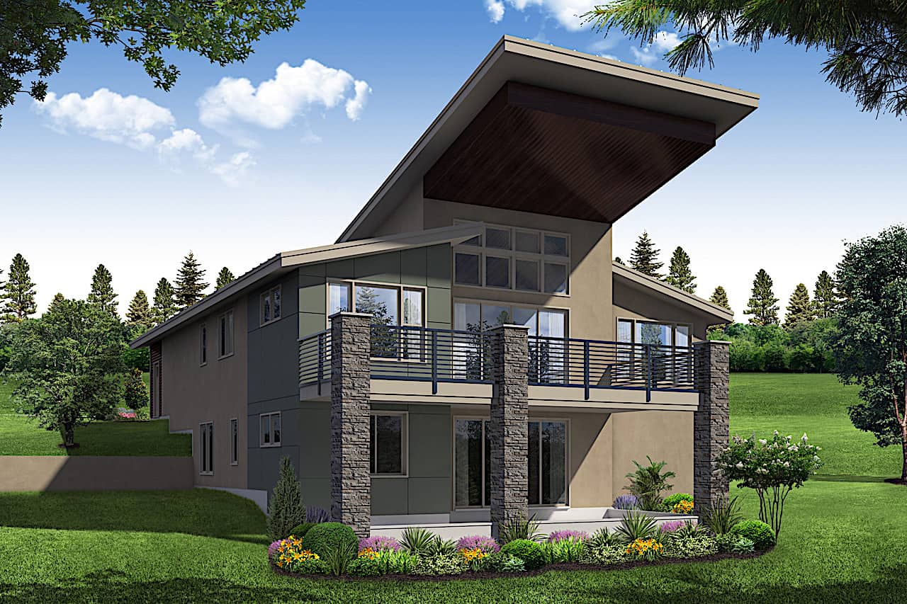 Front View of this 4-Bedroom, 2928 Sq Ft Plan - 108-1923