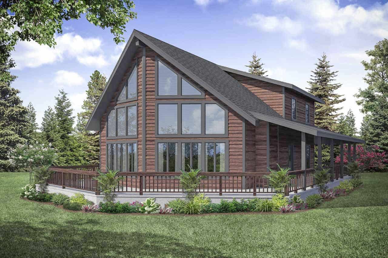 Front View of this 3-Bedroom, 2060 Sq Ft Plan - 108-1937