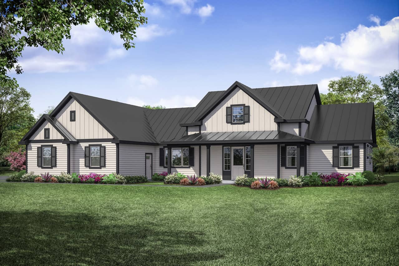 Ranch home (ThePlanCollection: Plan #108-1942)
