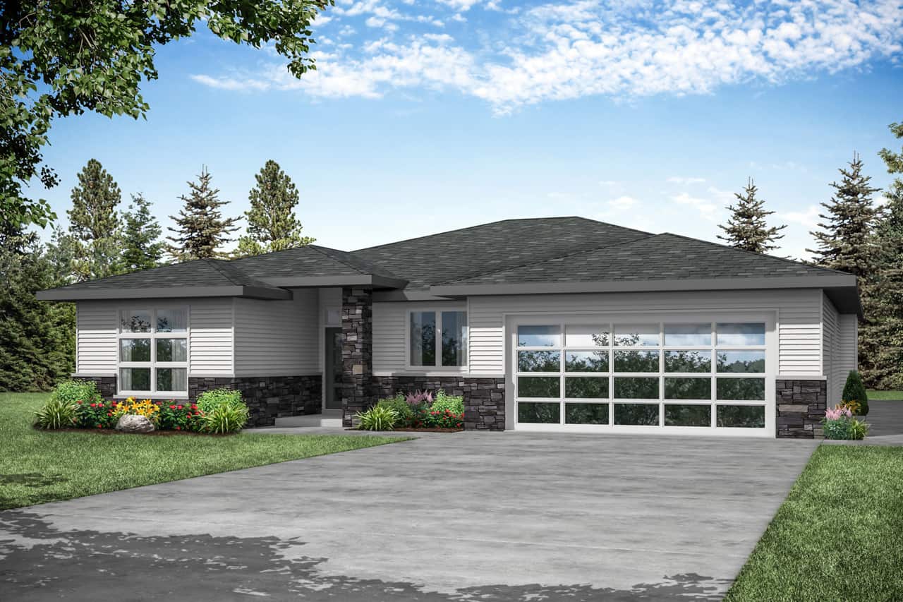 Prairie home (ThePlanCollection: Plan #108-1961)