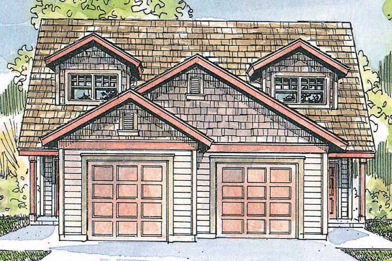 Multi-Unit home (ThePlanCollection: Plan #108-1962)