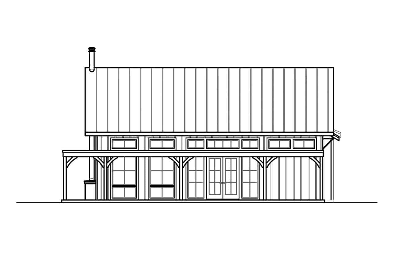Home Plan Right Elevation of this 3-Bedroom,3259 Sq Ft Plan -108-1988