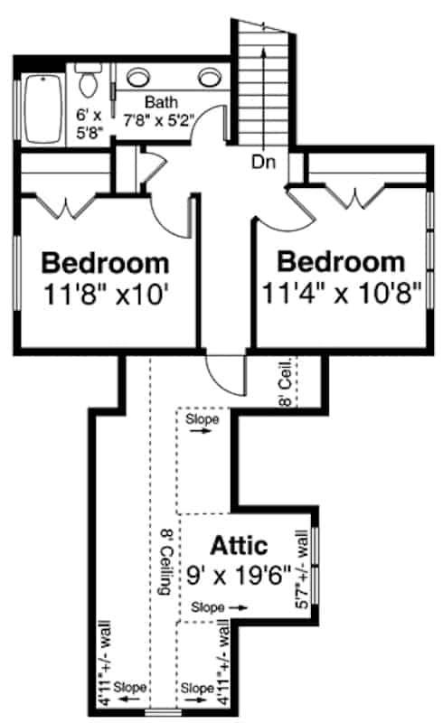 Upper Level of Ranch Plan #108-2002
