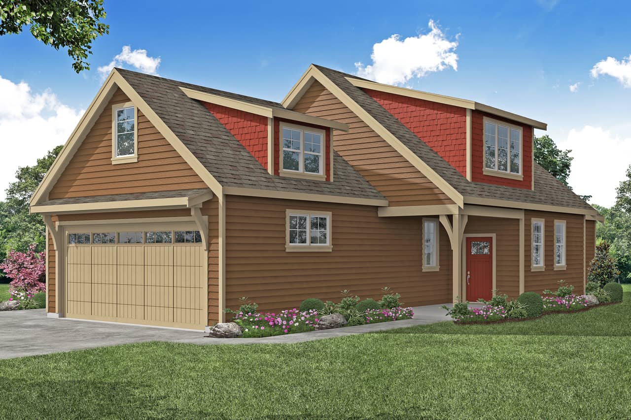 Transitional Colonial style house (ThePlanCollection: Plan #108-2002)