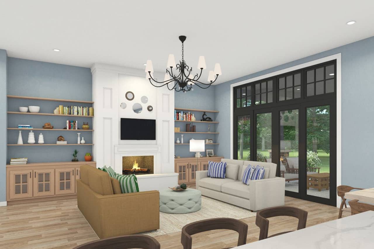 Great Room of this 3-Bedroom, 2880 Sq Ft Plan - 108-2013