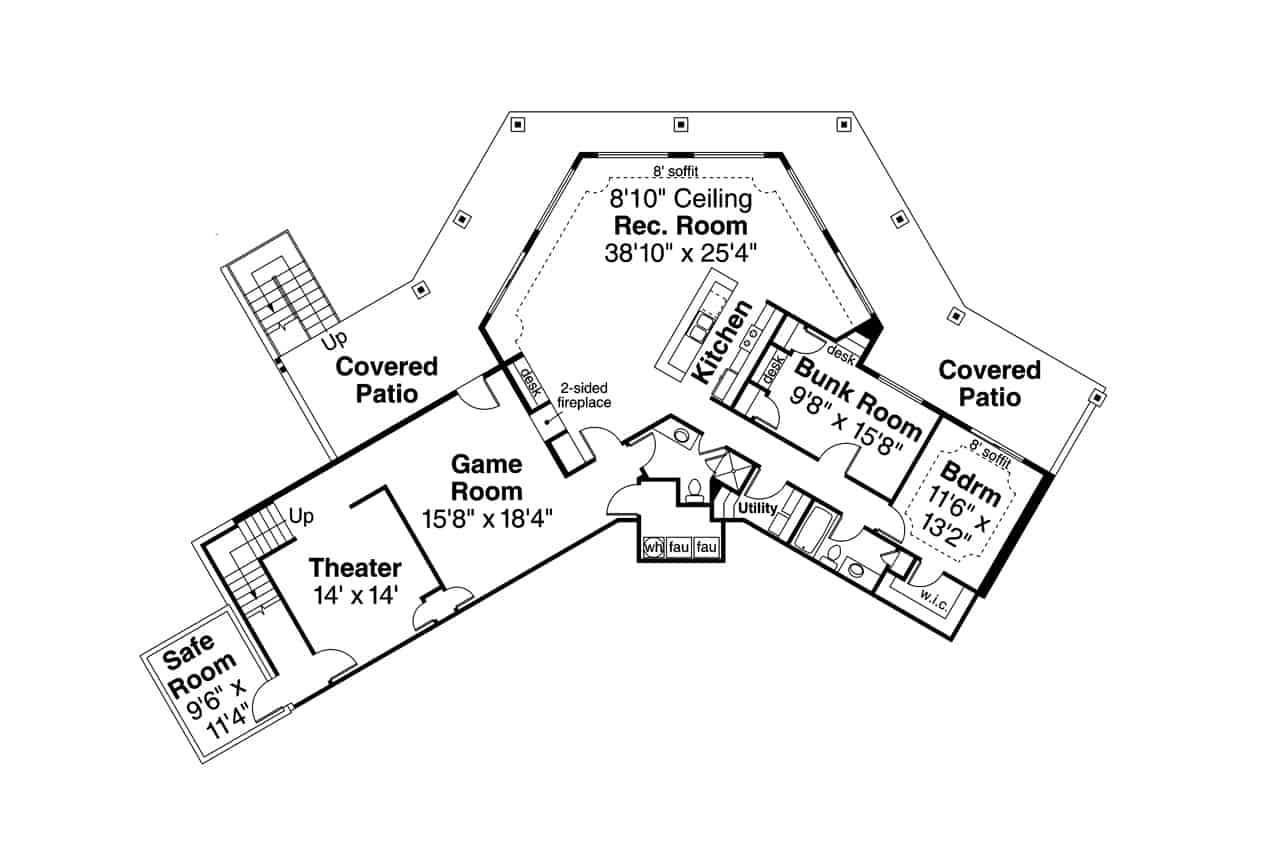 Basement of European Plan #108-2017