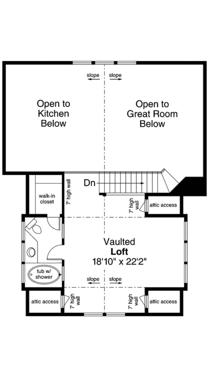 Upper Level of Ranch Plan #108-2022