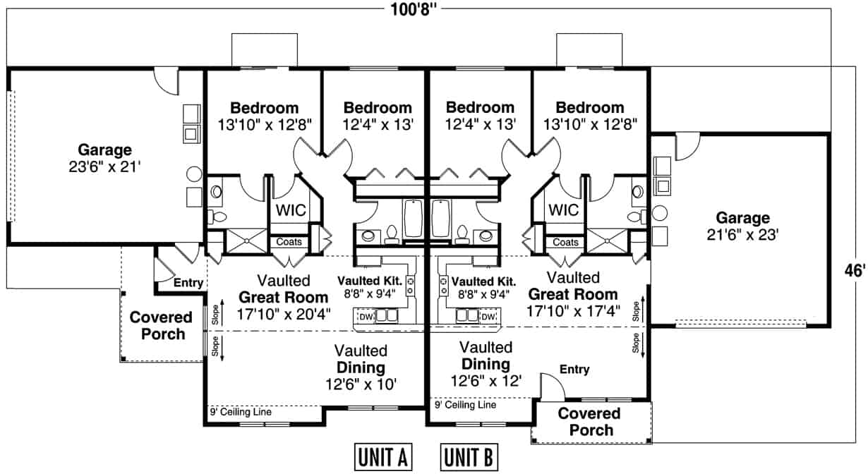 Main Level of Multi-Unit Plan #108-2028