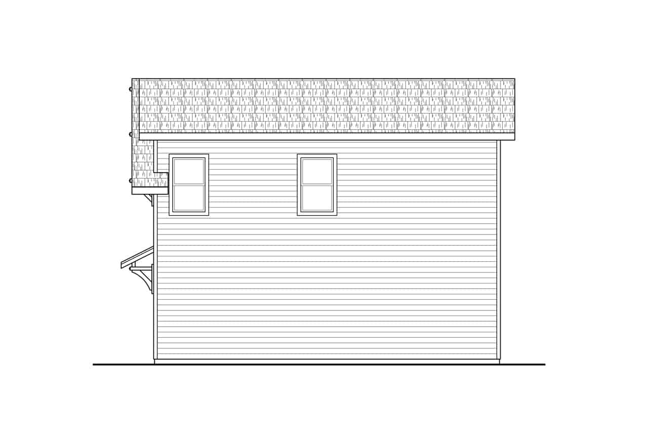 Home Plan Right Elevation of this 0-Bedroom,1664 Sq Ft Plan -108-2059