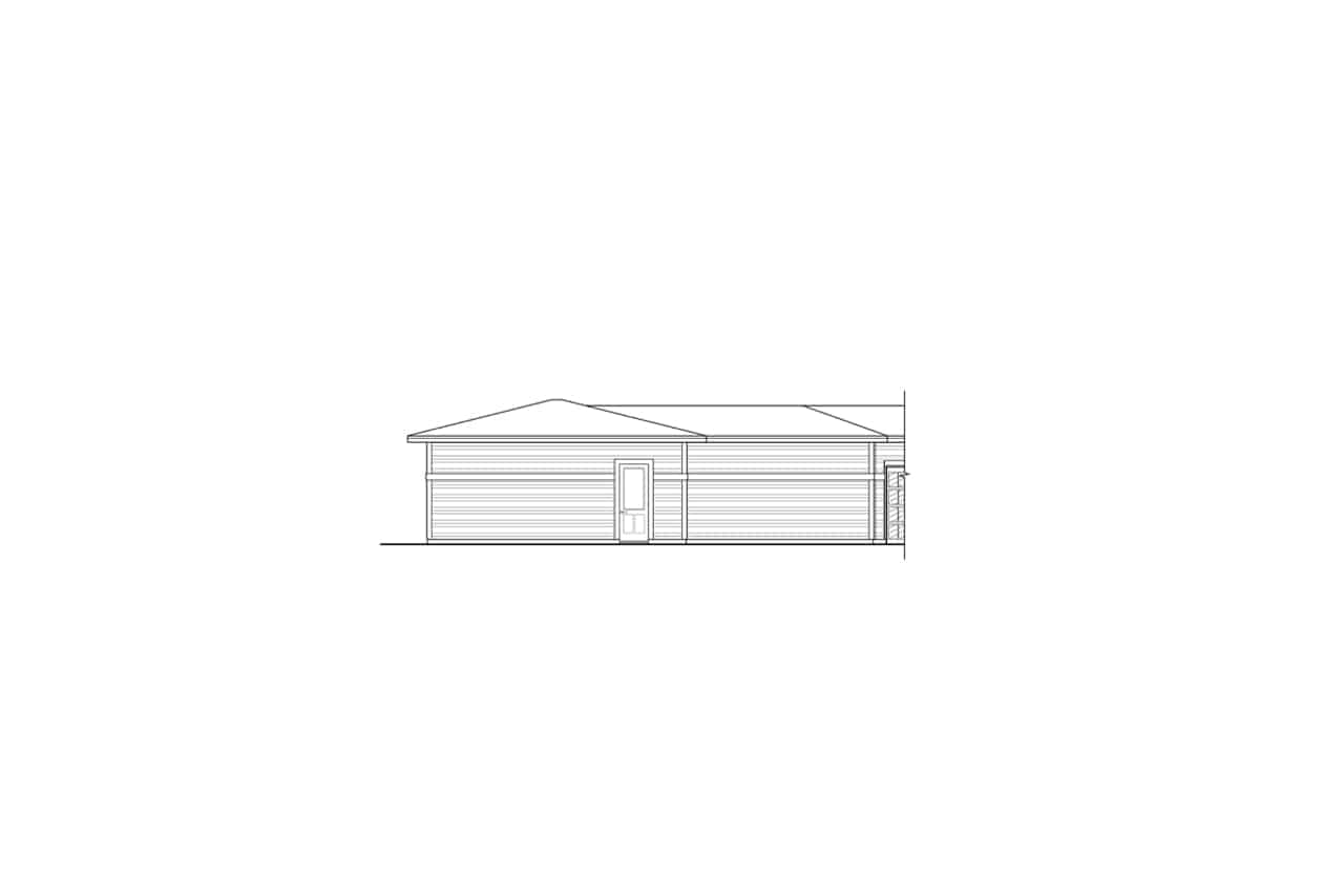 Home Plan Rear Elevation of this 3-Bedroom,2857 Sq Ft Plan -108-2067