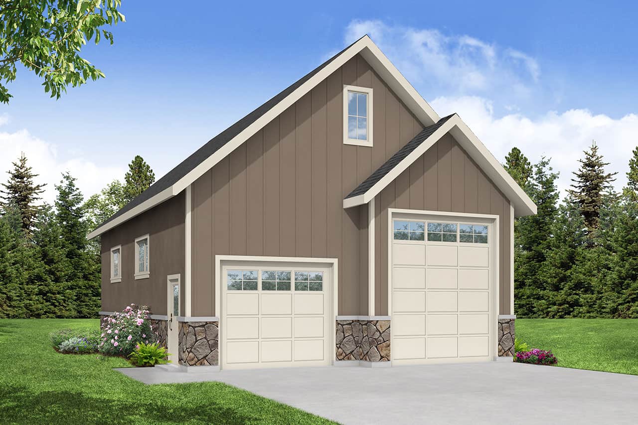 Front elevation of Country home (ThePlanCollection: House Plan #108-2075)