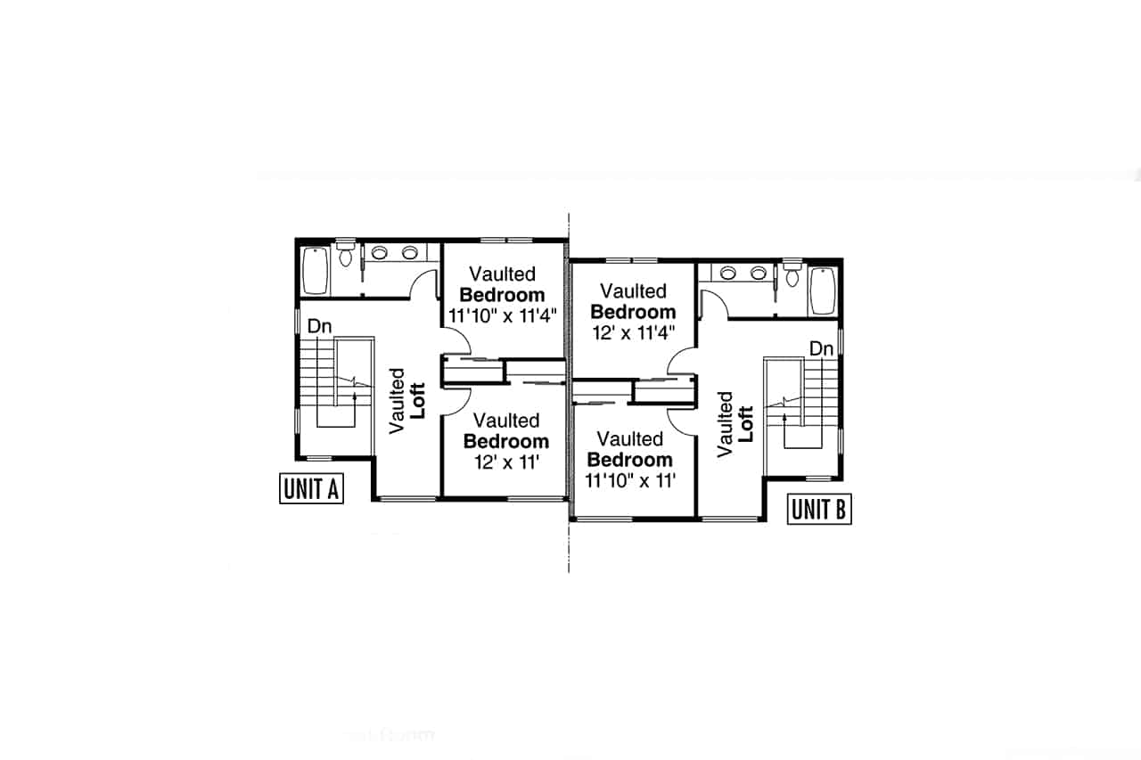Upper Level of Modern Plan #108-2084