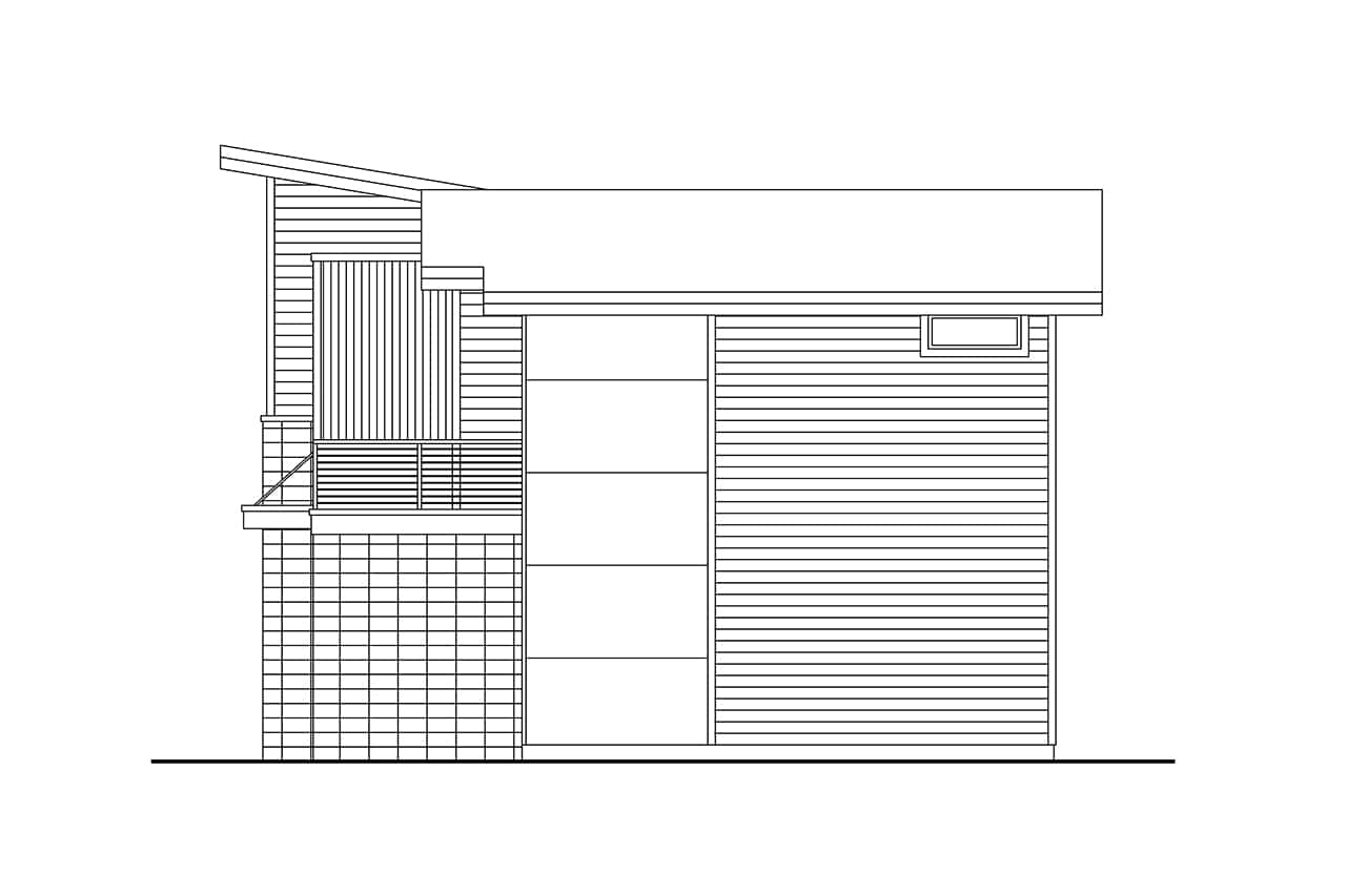 Home Plan Right Elevation of this 3-Bedroom,2345 Sq Ft Plan -108-2096