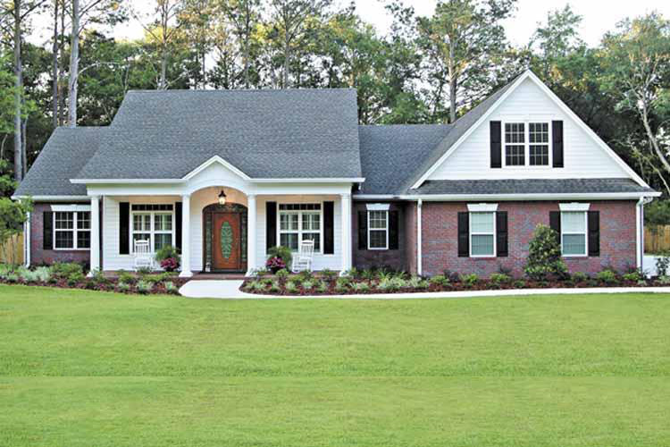 Front Door of this 3-Bedroom,2097 Sq Ft Plan -2097