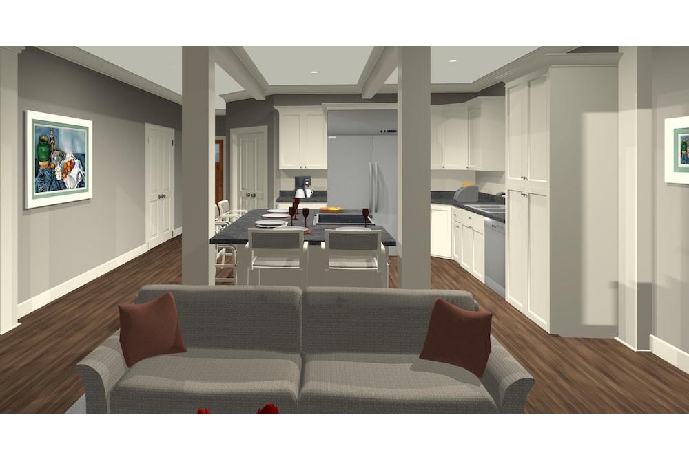 Kitchen of this 4-Bedroom, 1499 Sq Ft Plan - 109-1199