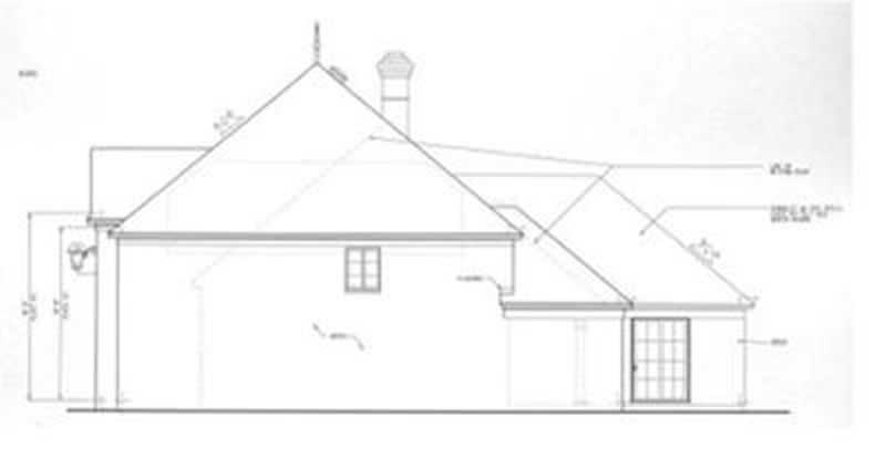 Home Plan Right Elevation of this 3-Bedroom,3522 Sq Ft Plan -113-1010