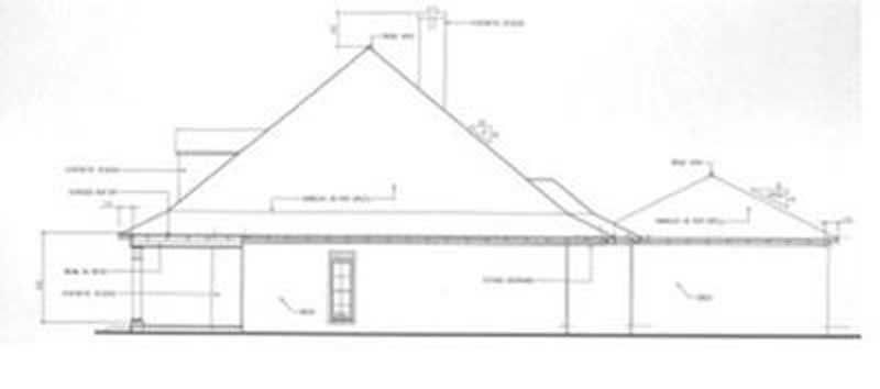 Home Plan Right Elevation of this 4-Bedroom,3723 Sq Ft Plan -113-1012