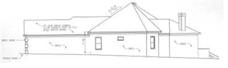Home Plan Right Elevation of this 4-Bedroom,3075 Sq Ft Plan -113-1026