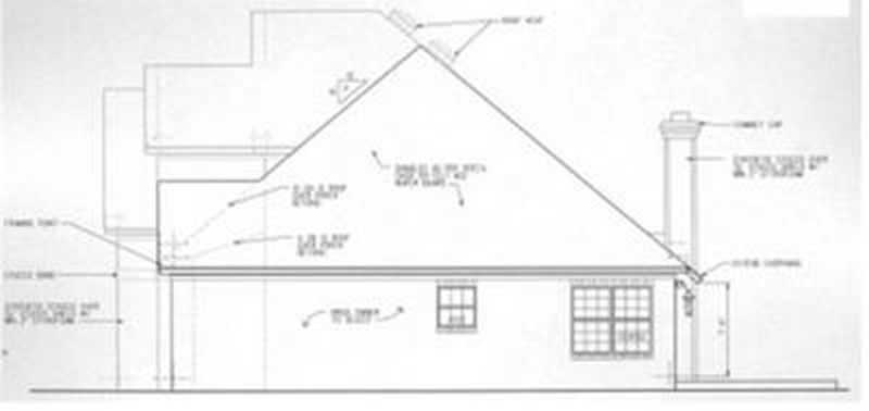 Home Plan Right Elevation of this 3-Bedroom,2117 Sq Ft Plan -113-1041