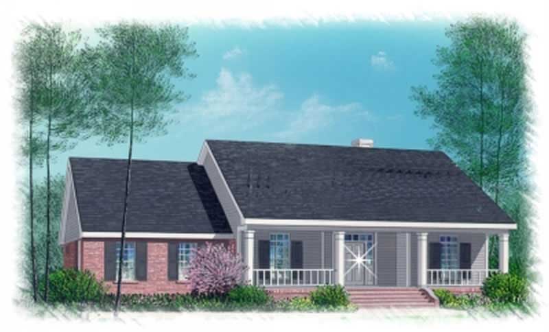 Main image for house plan # 5986