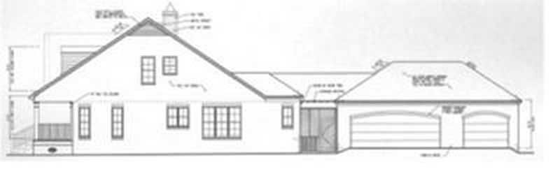 Home Plan Right Elevation of this 3-Bedroom,2899 Sq Ft Plan -113-1074