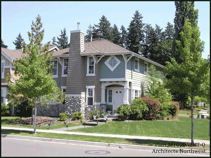Front View of this 3-Bedroom, 1620 Sq Ft Plan - 115-1077