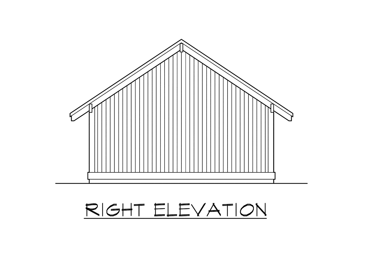 Home Plan Right Elevation of this 4-Bedroom,2360 Sq Ft Plan -115-1111