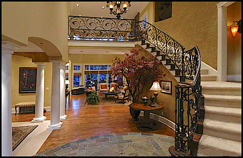Entry Hall: Staircase of this 4-Bedroom,4684 Sq Ft Plan -4684