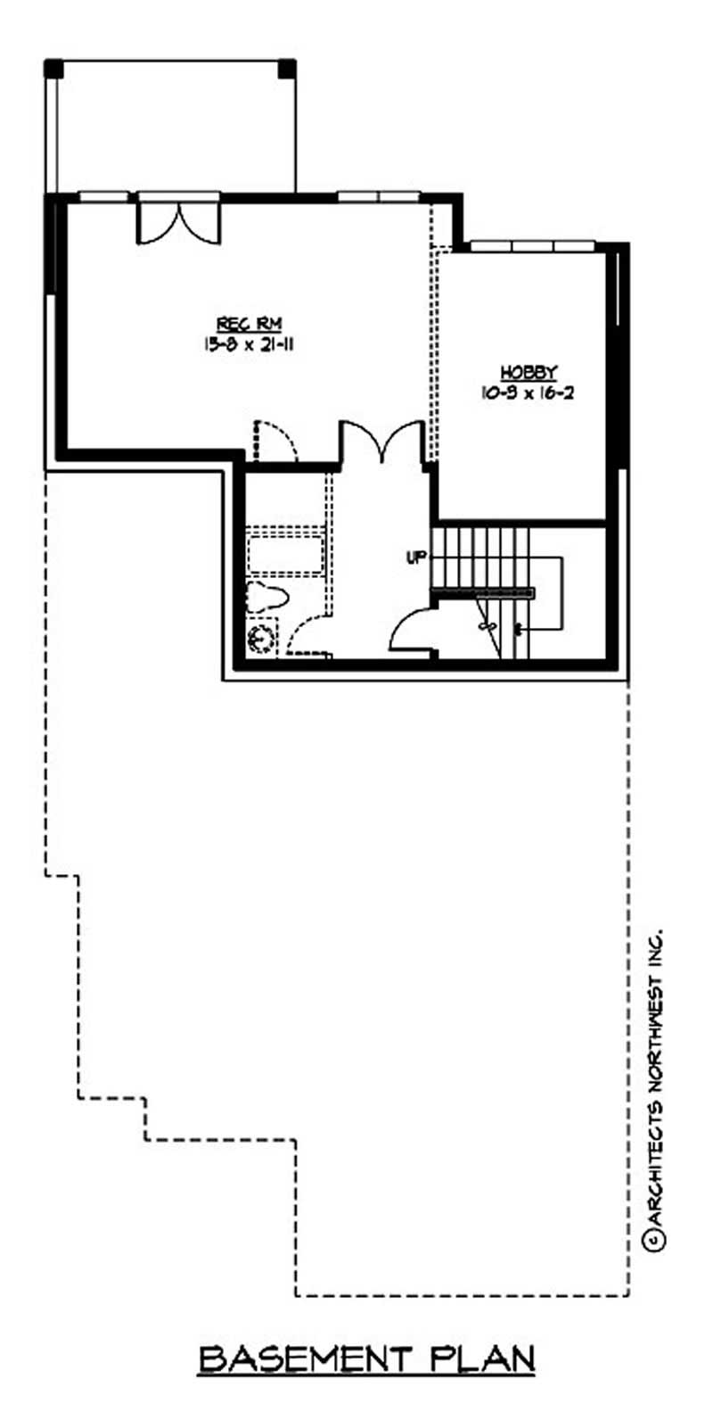 Floor Plan Third Story of Luxury Plan #115-1178