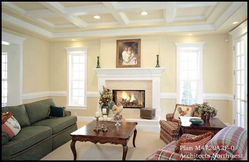 Living Room of this 4-Bedroom,4720 Sq Ft Plan -115-1187