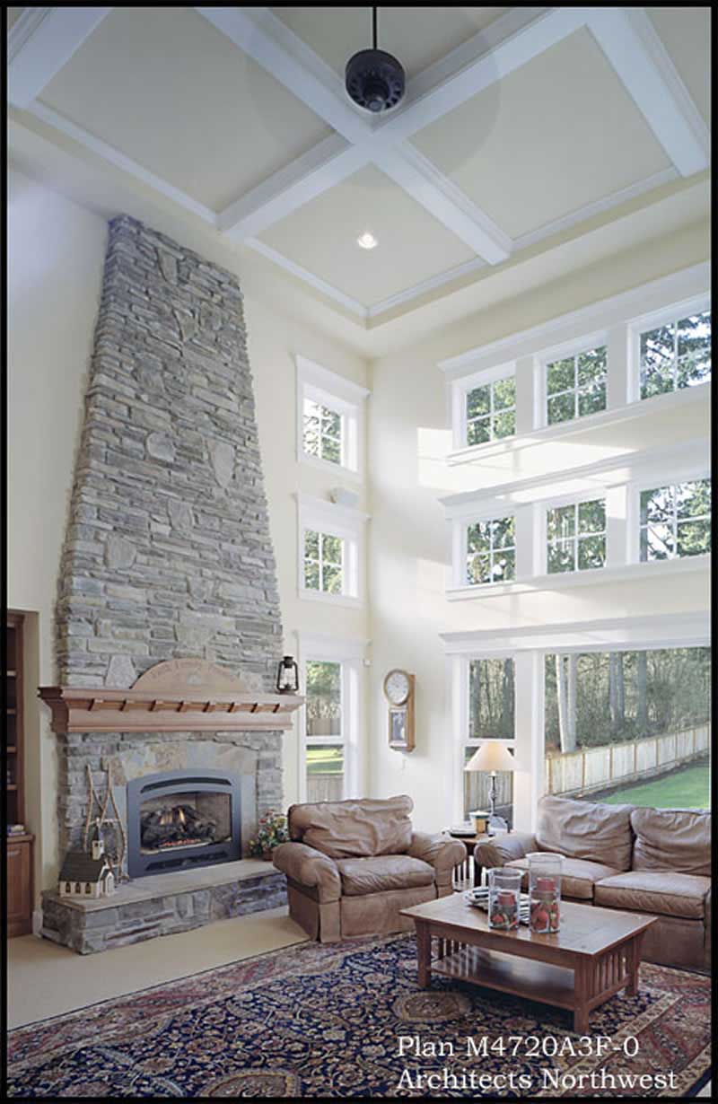 Great Room: Fireplace of this 4-Bedroom,4720 Sq Ft Plan -115-1187