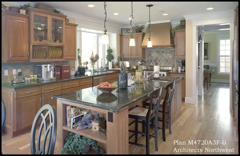 Kitchen: Kitchen Island of this 4-Bedroom,4720 Sq Ft Plan -115-1187