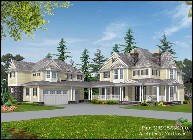 Exterior Photo of this 4-Bedroom,4925 Sq Ft Plan -4925