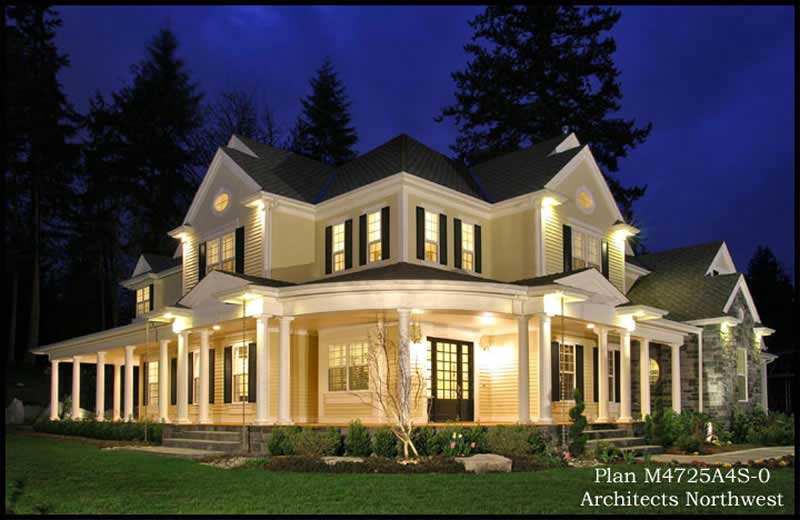 Front View of this 4-Bedroom,4725 Sq Ft Plan -115-1201