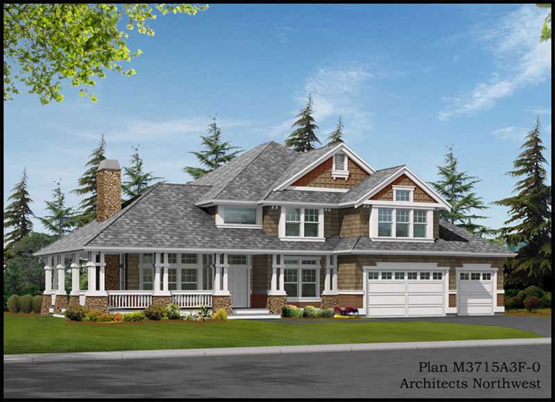 Exterior Photo of this 4-Bedroom,3715 Sq Ft Plan -3715