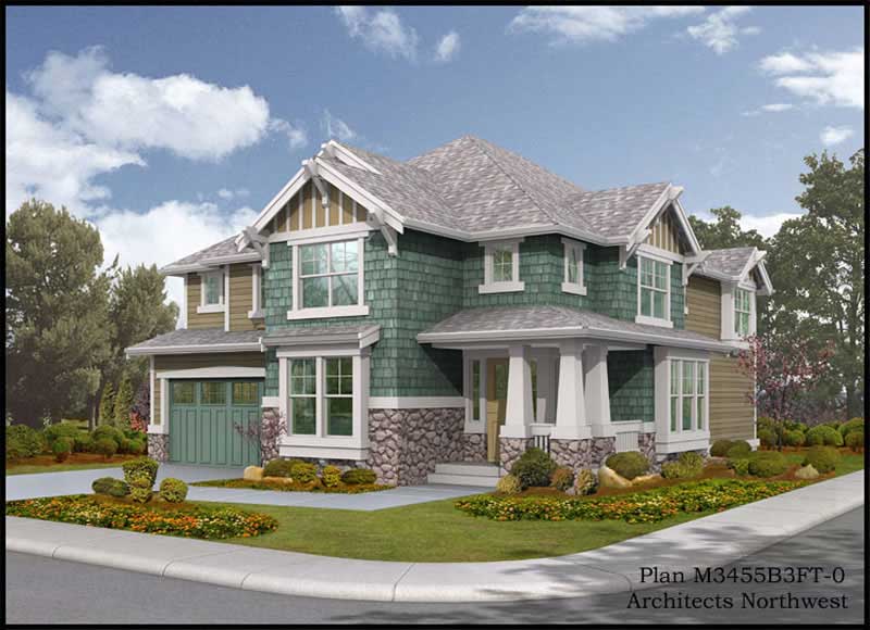 Exterior Photo of this 4-Bedroom,3475 Sq Ft Plan -3475