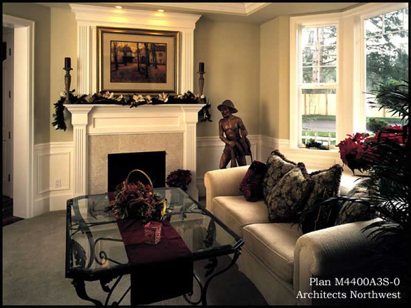 Living Room of this 4-Bedroom,4400 Sq Ft Plan -115-1256
