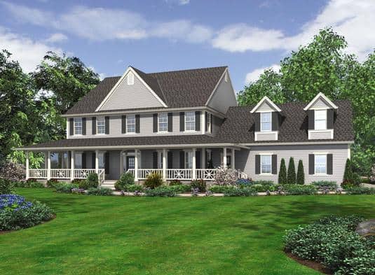 Front View of this 5-Bedroom, 5315 Sq Ft Plan - 115-1271