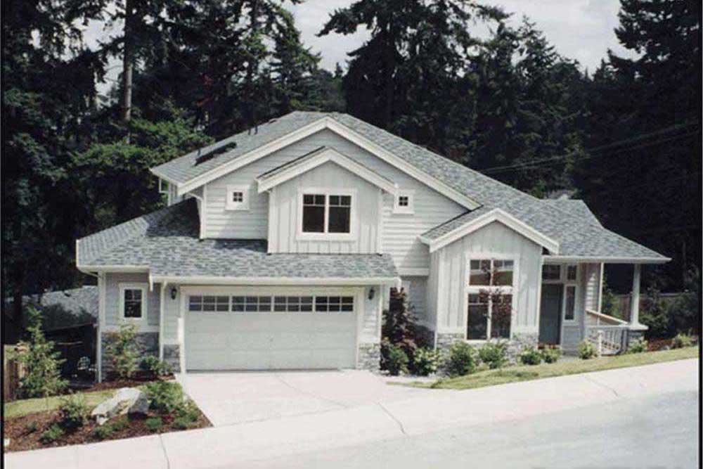 Contemporary home plan (ThePlanCollection: House Plan #115-1292)