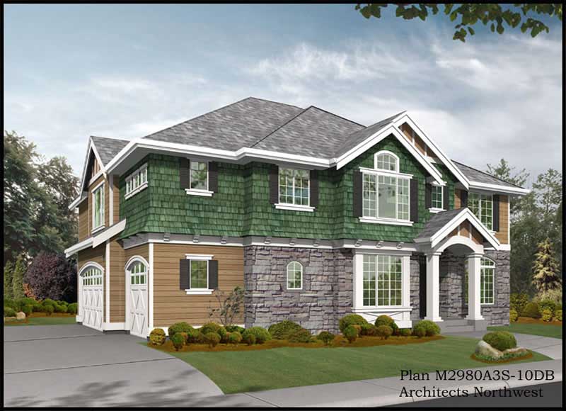 Colonial home (ThePlanCollection: Plan #115-1417)
