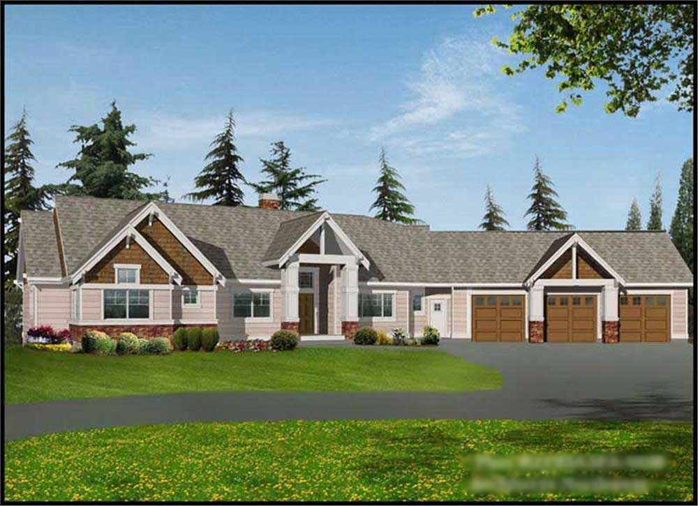 Main image for house plan # 9259